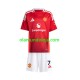Camisola Manchester United Beckham 7 Criança Equipamento Primeiro 2024-2025 Manga Curta